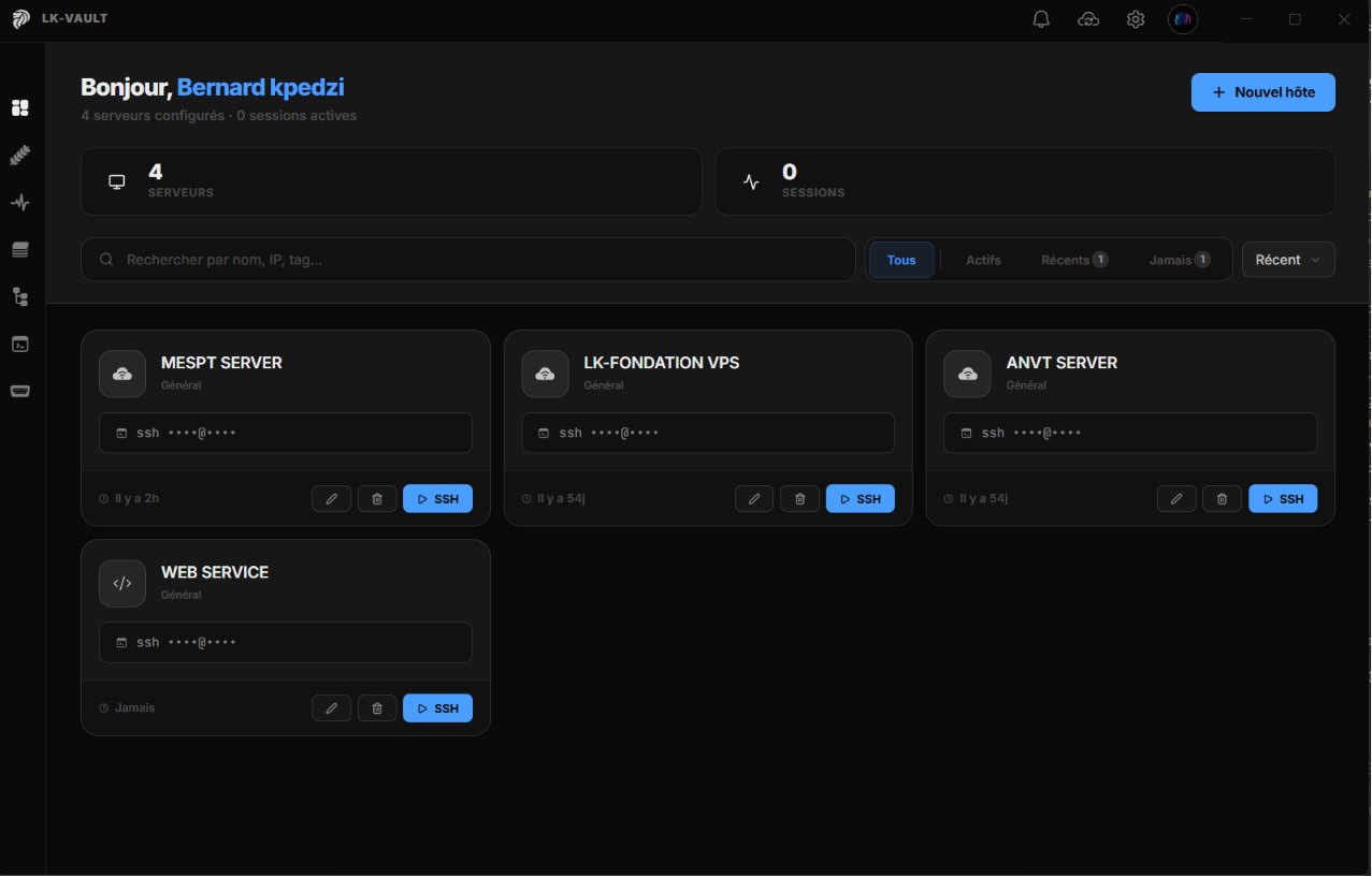 LK Vault Dashboard